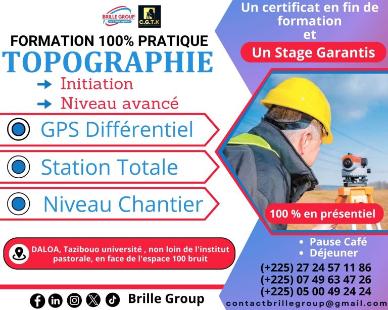 topographie initiation et avancé